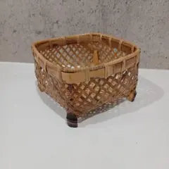 希少•生産終了】 竹製三角盛ざる 水沢うどん 上げ底 22cm【美品
