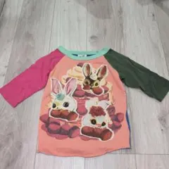 vanavana バナバナ　半端袖（5分袖・7部袖）Ｔシャツ　カットソー　110のサムネイル