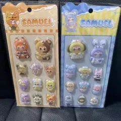 SAMUEL 立体シール 4枚セット