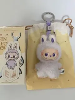 e POPMART PIN FOR LOVE ぬいぐるみキーホルダー ミニラブブ