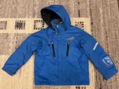 GOLDWIN 青 スキーウェア フード付き
