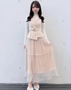 NOMAE テーラードジレドッキングワンピース