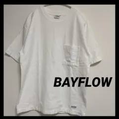 BAYFLOW｜ヘビーウエイト｜ビッグTEE｜半袖Tシャツ｜白M｜オーバーサイズ