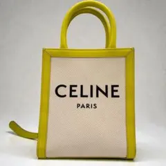 極美品 セリーヌ ミニバーティカルカバ ショルダーバッグ ロゴ 2wayバッグ