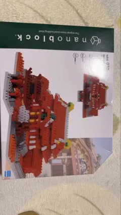 Nanoblock 建築ブロック 赤 630ピース 首里城