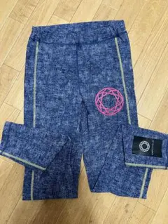 FEELCYCLE ネイビー タイツ ロゴ入り