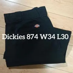 ペンキ飛び W40 Dickies ディッキーズ 874BK ワークパンツ 黒 - メルカリ