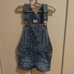 babyGap ハート柄デニムオーバーオール サロペット　5歳