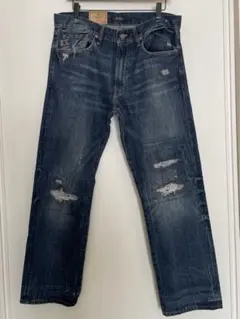 ポロ　ラルフローレン　ダメージリペア　クラシックフィット　ジーンズ