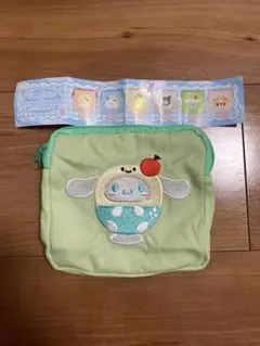 にっこりーノ サンリオキャラクターズ 純喫茶のスクエアポーチ シナモロール