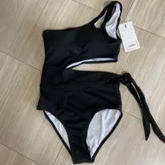 Teddyshopワンピース　水着 ブラック Sサイズのサムネイル