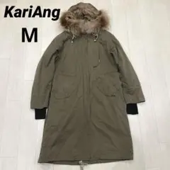 KariAng 脱着中綿コート付き ミリタリー ジャケット 2 カーキ