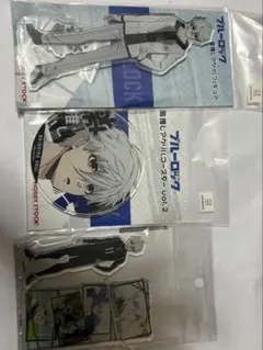 ブルーロック アクリルスタンド 3点セット、激推しアクリルフィギュア