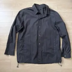 Lサイズ ユニクロ プラスジェイ ダークグレー シャツ ジャケット