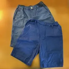 UNIQLO キッズ ハーフパンツ 140cm 2枚セット