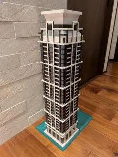 鉄道模型用ジオラマ：1/150(Nゲージ) 16階建ランドマークビルⅣ（摩天楼） 鉄道模型用ジオラマ：1/150(Nゲージ) 16階建ランドマークビルⅣ