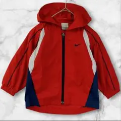 NIKE キッズ 100 ジップアップパーカー 2WAY ナイロンジャケット