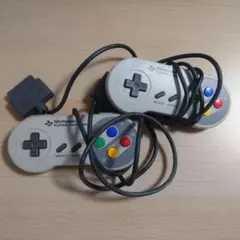 ★ジャンク★任天堂　スーパーファミコン　コントローラー　2個セット