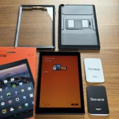 Amazon Fire HD 10 本体 32GB 第7世代 自立式ケース付き