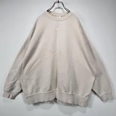 NIKE　ビッグシルエット　スウェット　トレーナー　L　ワンポイント　ロゴ　古着