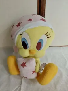 トゥイーティー　ぬいぐるみ　スーパージャンボおやすみスタイル