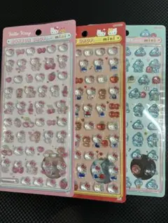 正規品 新品未開封 サンリオ ボンボンドロップシール mini 3点セット