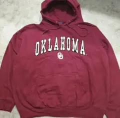 h*o様 USA古着 OKLAHOMA カレッジロゴ パーカー ヴィンテージ