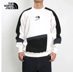 THE NORTH FACE スウェット ホワイト/ブラック