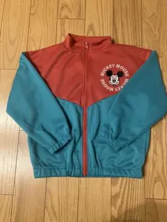 ミッキーマウス ジャージ 赤/青　120センチ　美品