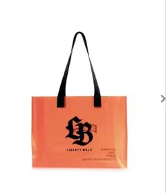 LB Simple Logo Vinyl Bag Orange