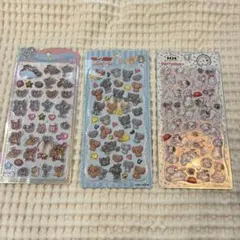 中村くん　トム＆ジェリー　101匹　プチドロップステッカー　シール　うるちゅる