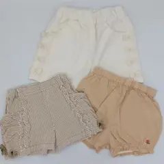 アナスイミニ、プティマイン、ミキハウスのショートパンツ３点セット♪