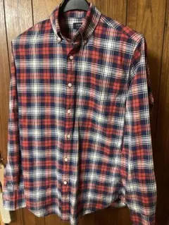 J.Crew チェック柄長袖シャツ