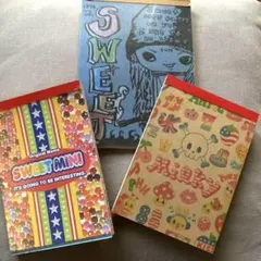 平成レトロ　メモ帳　女児文具　カミオジャパン　ギャル風　女の子　ファンシー文具