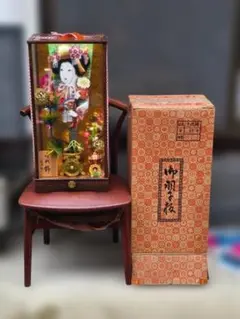 御羽子板 千代錦 17号 ガラスケース入り 日本人形 飾り物　オルゴール 御羽子板 千代錦 17号 ガラスケース入り 日本人形 飾り物 オルゴール