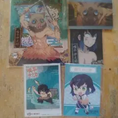 嘴平伊之助 神崎アオイ 原画展 箔押しイラストカード 鬼滅の刃 - メルカリ
