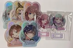 初音ミク 鏡音リン 巡音ルカ MEIKO KAITO セリアステッカー アクスタ
