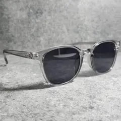 サングラス ウェリントン グレー ブラック グラサン UV 韓国