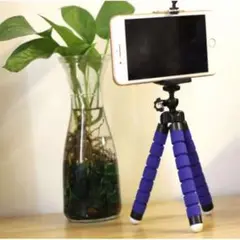 軽量☆カメラスタンド スマホホルダー 三脚 くねくねスタンド