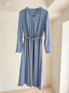 ナチュラルビューティーベーシック長袖 ワンピース