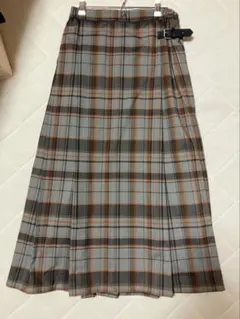 スタジオクリップ　チェックプリーツスカート