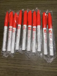 寺西化学工業 マジックインキ ゴクホソ 赤 10本セットのサムネイル