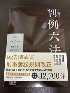 判例六法 令和7年度版