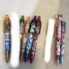 大量東京ディズニーリゾート購入品シャープペンシル7本セット　1本消しゴムのサムネイル