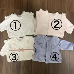 女の子 ロンパース 春ベビー服 バースデイ まとめ売り 60〜70cm