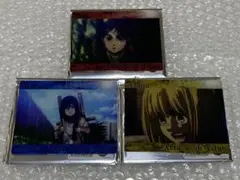 進撃の巨人　アクリルカード　エレン　ミカサ　アルミン