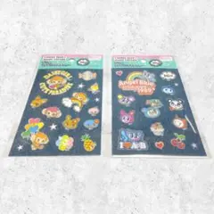 【新品未開封】エンジェルブルー　デニムファブリックステッカー　2種セット