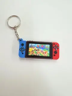 ゲーム機風 キーホルダー 可愛い 面白い オシャレ プレゼント ゲーム画面付き