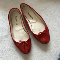 レペット　レッド　エナメル　赤 バレエシューズのサムネイル