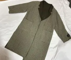 LOWRYSFARM チェック柄 ロングコート